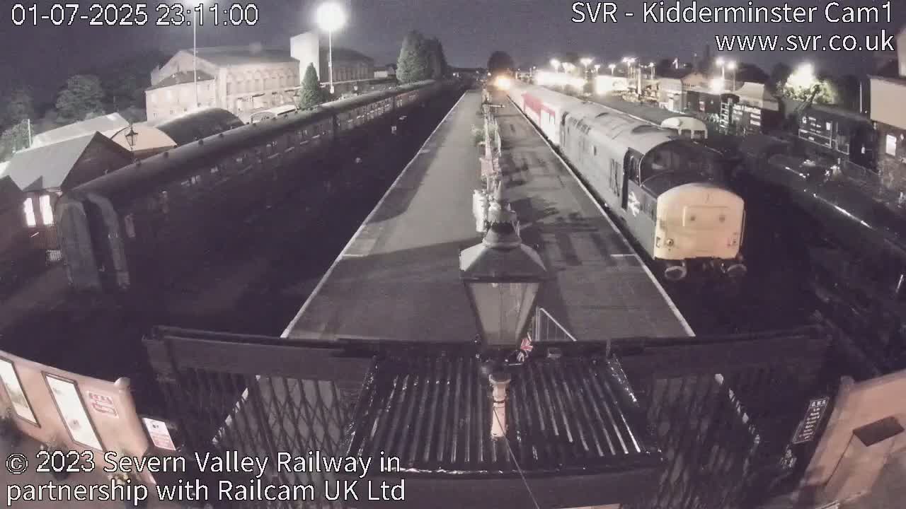 Inside Kidderminster Station, Severn Valley Railway Live Cam - Kidderminster, Wyre Forest, Worcestershire, West Midlands, England, United Kingdom