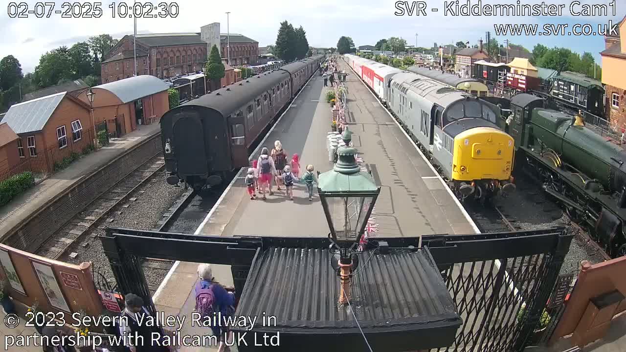 Inside Kidderminster Station, Severn Valley Railway Live Cam - Kidderminster, Wyre Forest, Worcestershire, West Midlands, England, United Kingdom