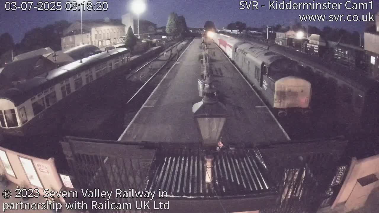 Inside Kidderminster Station, Severn Valley Railway Live Cam - Kidderminster, Wyre Forest, Worcestershire, West Midlands, England, United Kingdom