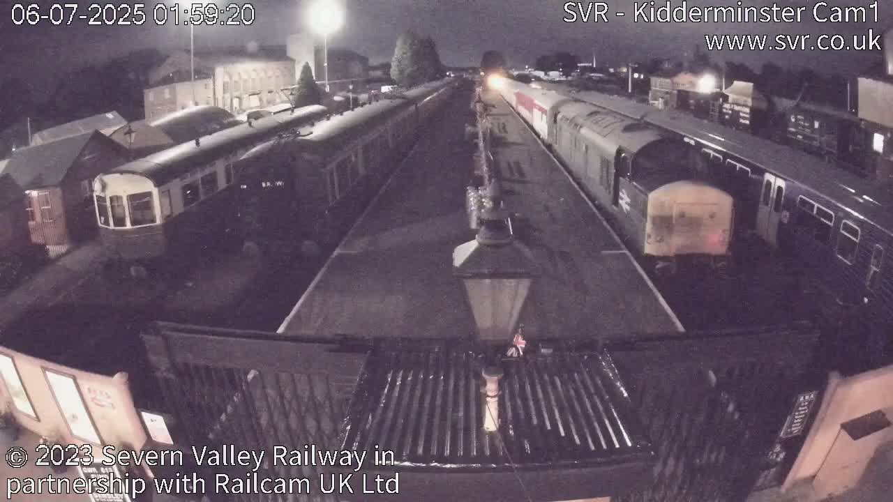 Inside Kidderminster Station, Severn Valley Railway Live Cam - Kidderminster, Wyre Forest, Worcestershire, West Midlands, England, United Kingdom