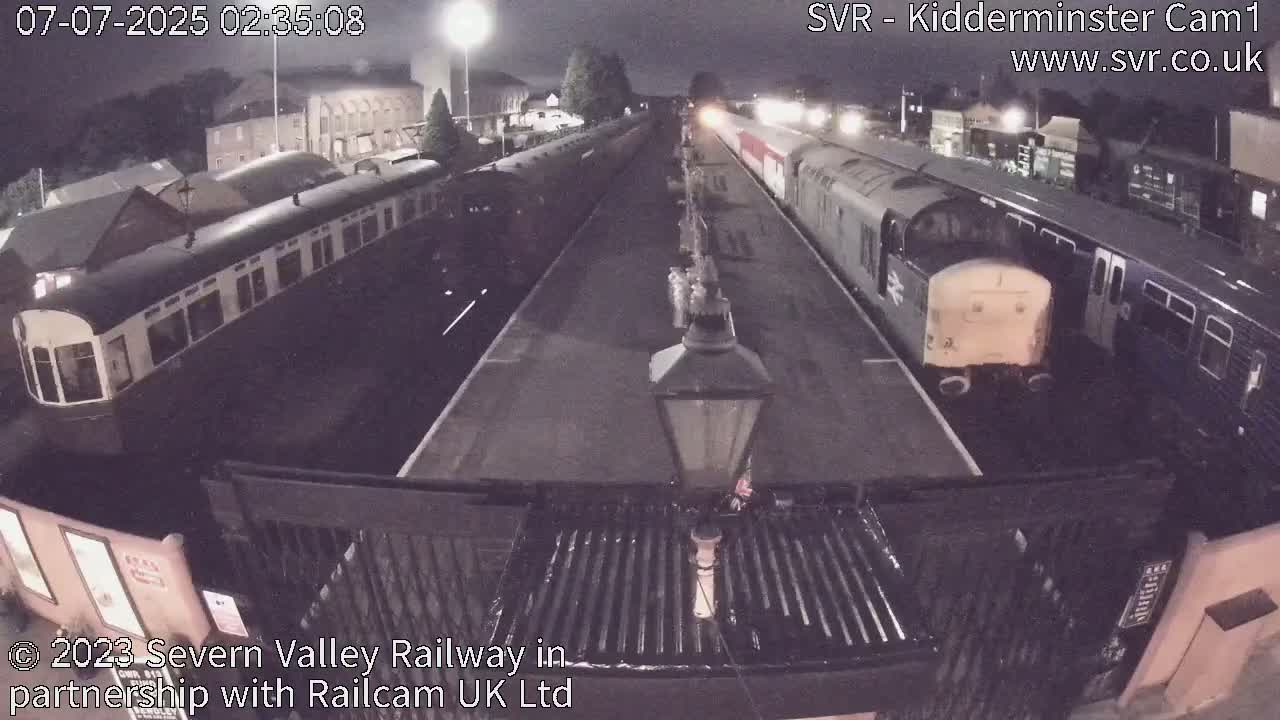 Inside Kidderminster Station, Severn Valley Railway Live Cam - Kidderminster, Wyre Forest, Worcestershire, West Midlands, England, United Kingdom