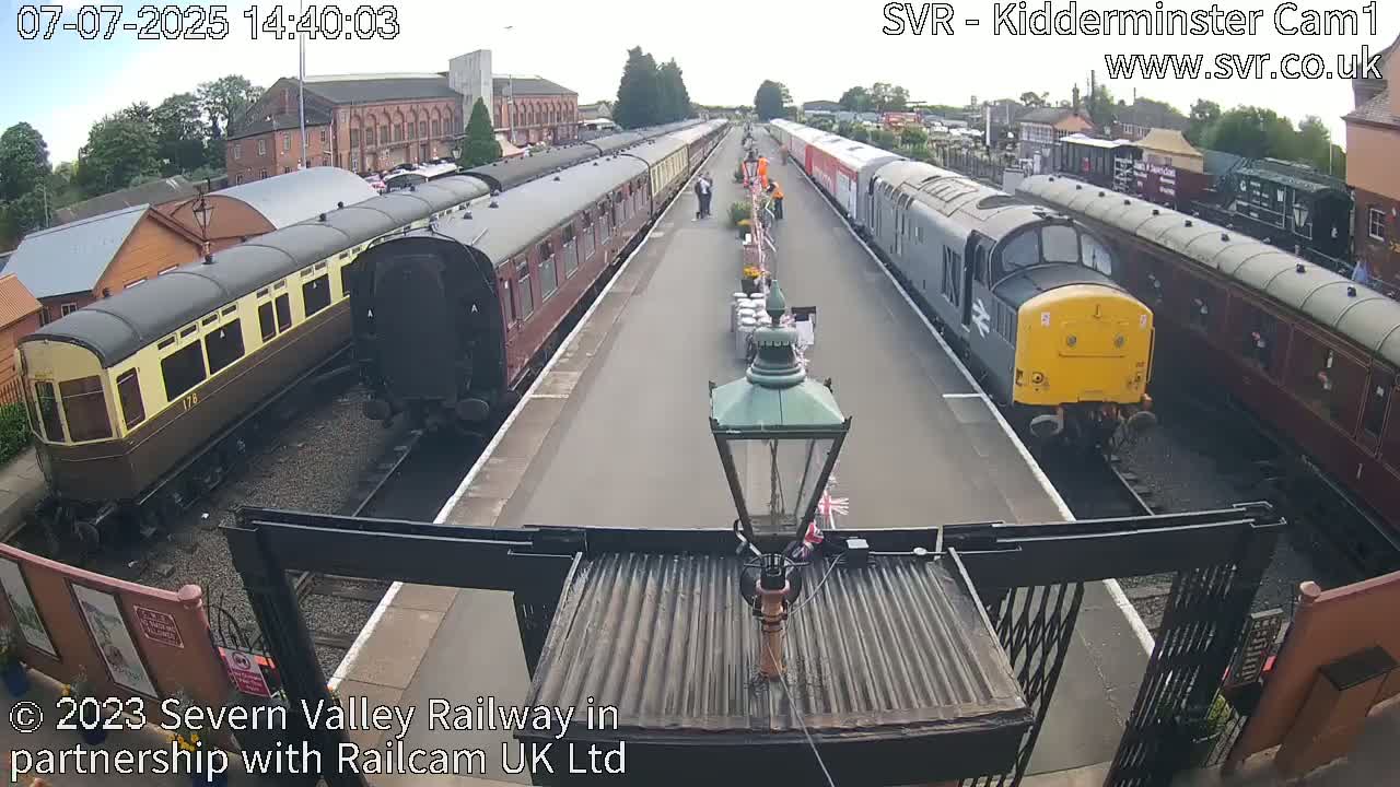 Inside Kidderminster Station, Severn Valley Railway Live Cam - Kidderminster, Wyre Forest, Worcestershire, West Midlands, England, United Kingdom