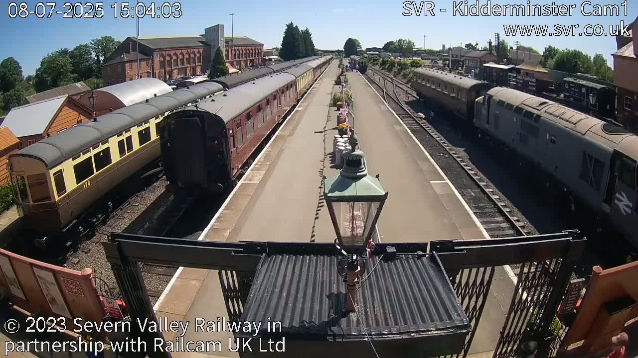 Inside Kidderminster Station, Severn Valley Railway Live Cam - Kidderminster, Wyre Forest, Worcestershire, West Midlands, England, United Kingdom