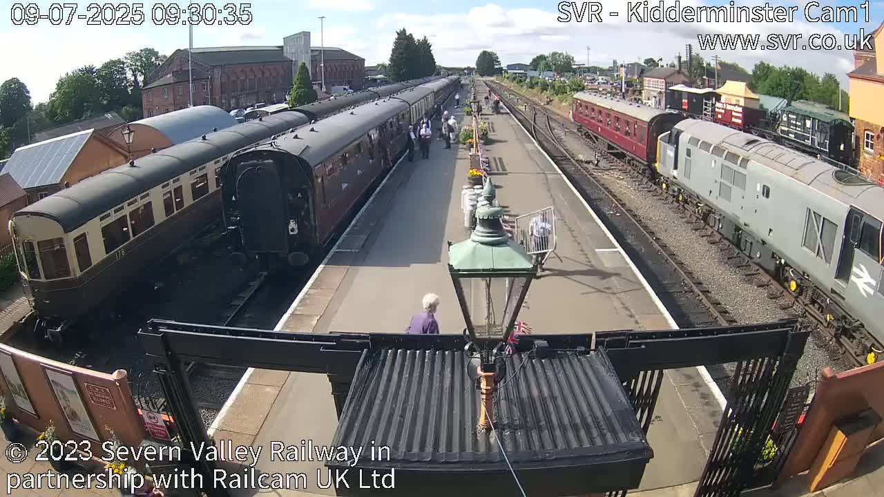 Inside Kidderminster Station, Severn Valley Railway Live Cam - Kidderminster, Wyre Forest, Worcestershire, West Midlands, England, United Kingdom