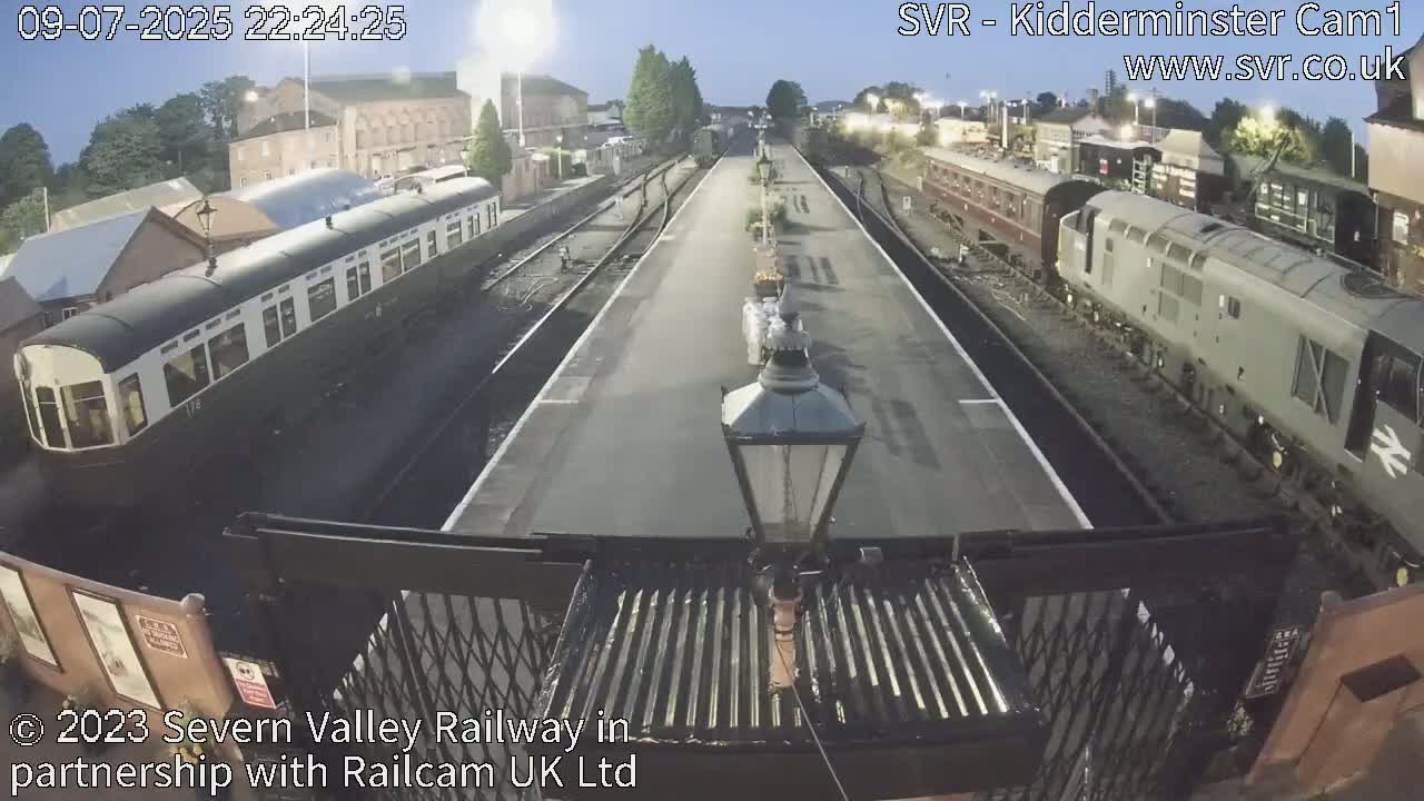 Inside Kidderminster Station, Severn Valley Railway Live Cam - Kidderminster, Wyre Forest, Worcestershire, West Midlands, England, United Kingdom