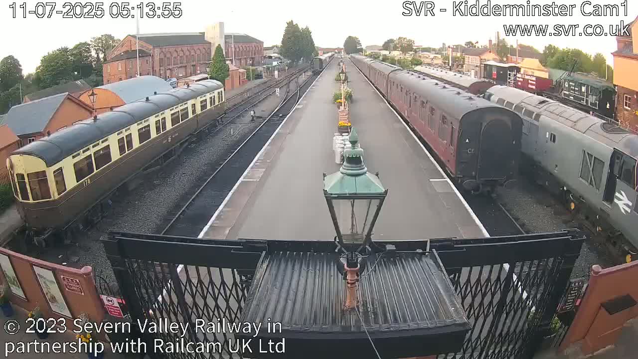 Inside Kidderminster Station, Severn Valley Railway Live Cam - Kidderminster, Wyre Forest, Worcestershire, West Midlands, England, United Kingdom