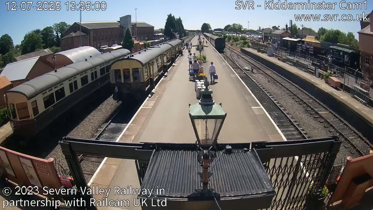 Inside Kidderminster Station, Severn Valley Railway Live Cam - Kidderminster, Wyre Forest, Worcestershire, West Midlands, England, United Kingdom