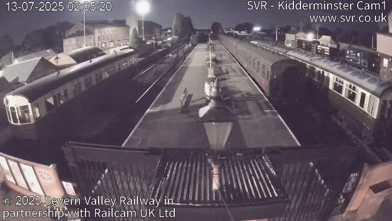 Inside Kidderminster Station, Severn Valley Railway Live Cam - Kidderminster, Wyre Forest, Worcestershire, West Midlands, England, United Kingdom