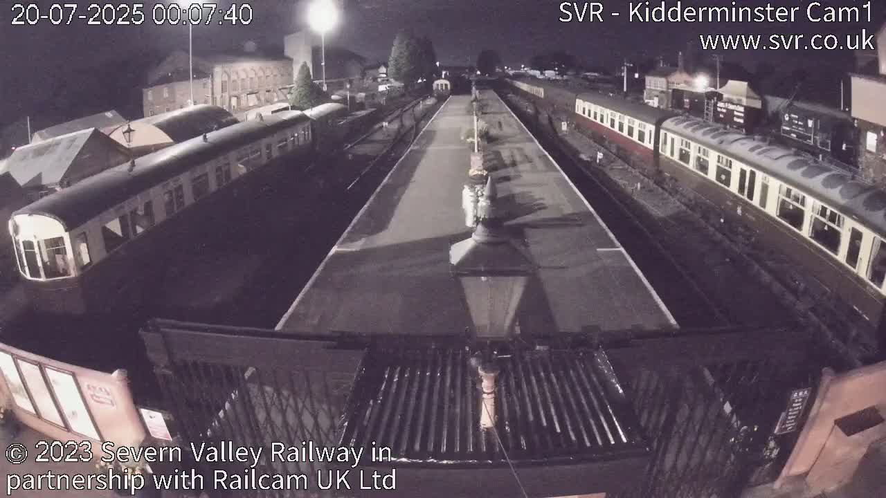 Inside Kidderminster Station, Severn Valley Railway Live Cam - Kidderminster, Wyre Forest, Worcestershire, West Midlands, England, United Kingdom