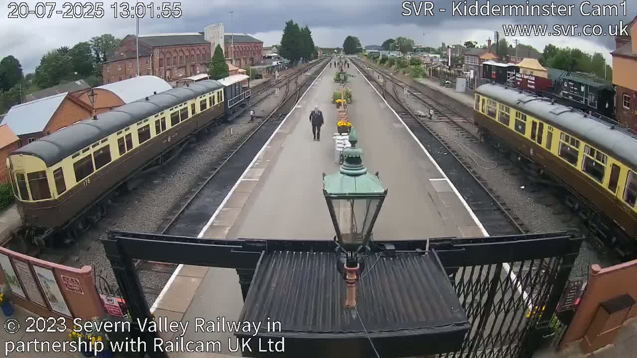 Inside Kidderminster Station, Severn Valley Railway Live Cam - Kidderminster, Wyre Forest, Worcestershire, West Midlands, England, United Kingdom
