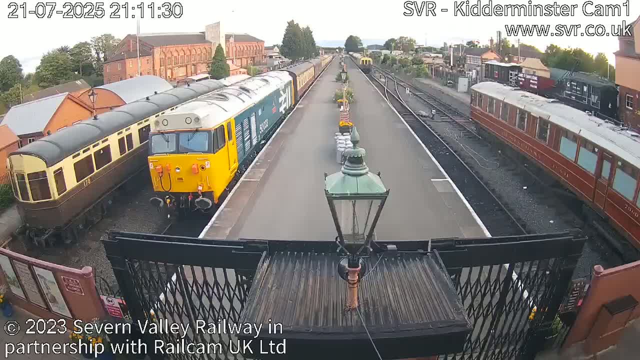 Inside Kidderminster Station, Severn Valley Railway Live Cam - Kidderminster, Wyre Forest, Worcestershire, West Midlands, England, United Kingdom