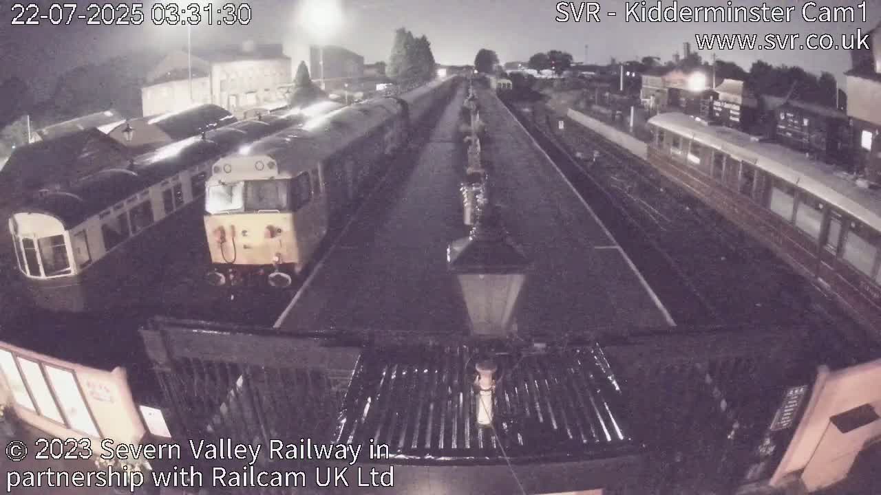 Inside Kidderminster Station, Severn Valley Railway Live Cam - Kidderminster, Wyre Forest, Worcestershire, West Midlands, England, United Kingdom