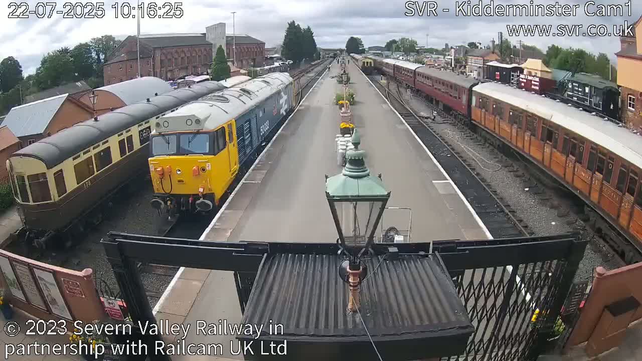 Inside Kidderminster Station, Severn Valley Railway Live Cam - Kidderminster, Wyre Forest, Worcestershire, West Midlands, England, United Kingdom