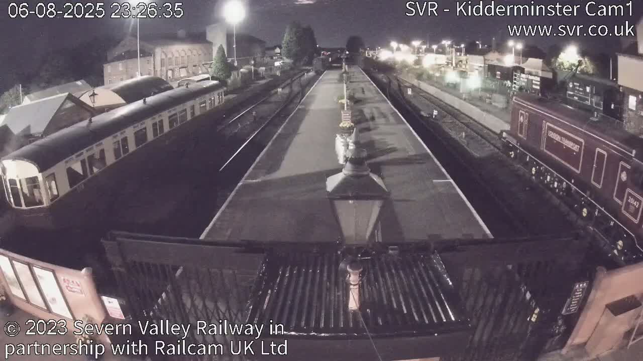Inside Kidderminster Station, Severn Valley Railway Live Cam - Kidderminster, Wyre Forest, Worcestershire, West Midlands, England, United Kingdom