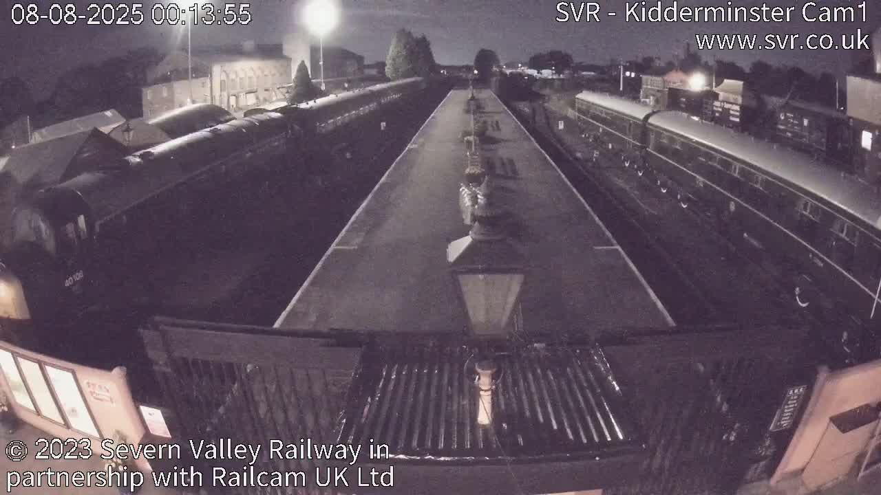 Inside Kidderminster Station, Severn Valley Railway Live Cam - Kidderminster, Wyre Forest, Worcestershire, West Midlands, England, United Kingdom