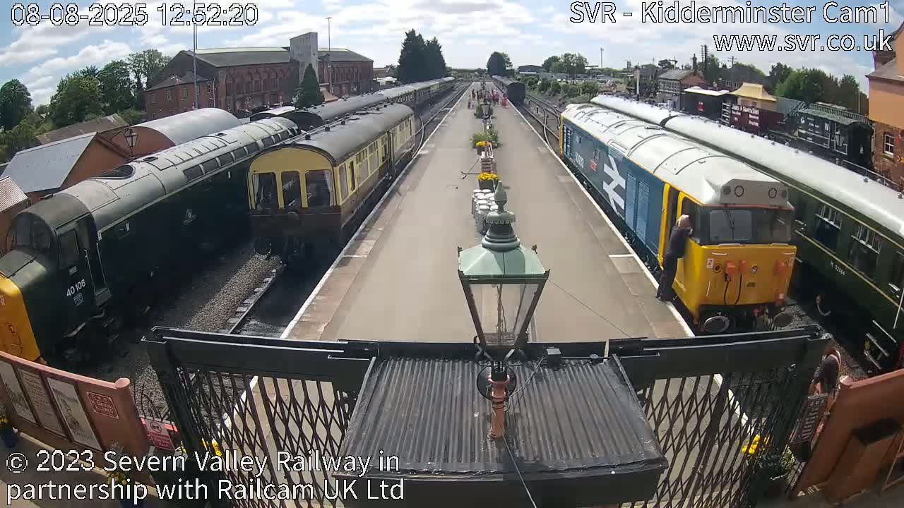 Inside Kidderminster Station, Severn Valley Railway Live Cam - Kidderminster, Wyre Forest, Worcestershire, West Midlands, England, United Kingdom