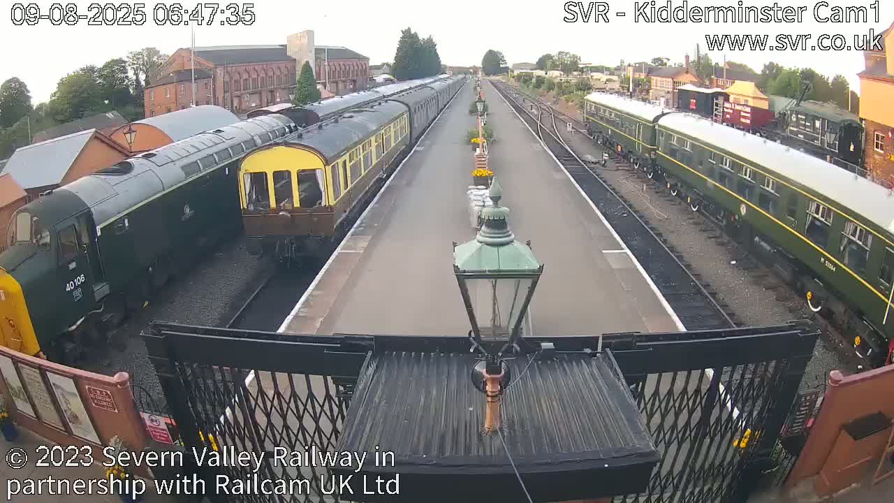Inside Kidderminster Station, Severn Valley Railway Live Cam - Kidderminster, Wyre Forest, Worcestershire, West Midlands, England, United Kingdom