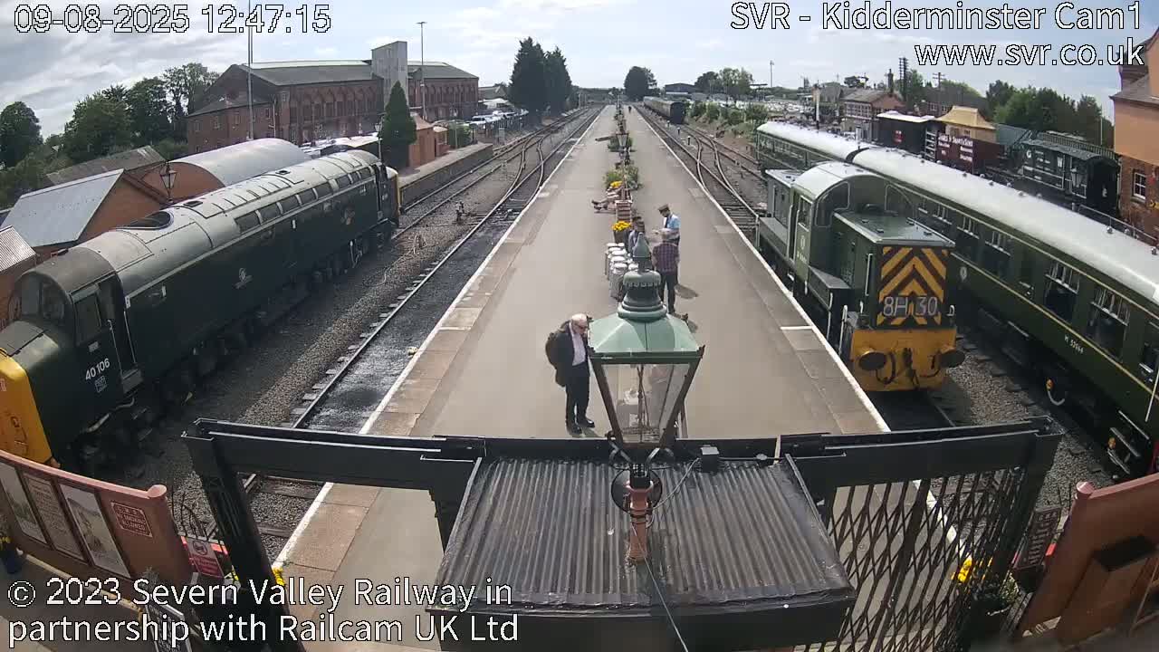 Inside Kidderminster Station, Severn Valley Railway Live Cam - Kidderminster, Wyre Forest, Worcestershire, West Midlands, England, United Kingdom