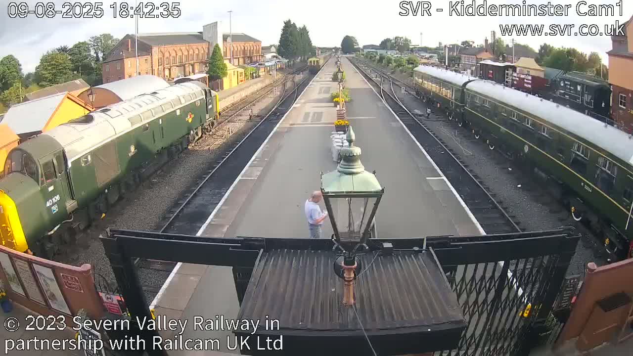 Inside Kidderminster Station, Severn Valley Railway Live Cam - Kidderminster, Wyre Forest, Worcestershire, West Midlands, England, United Kingdom