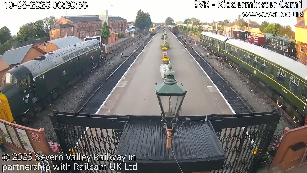 Inside Kidderminster Station, Severn Valley Railway Live Cam - Kidderminster, Wyre Forest, Worcestershire, West Midlands, England, United Kingdom