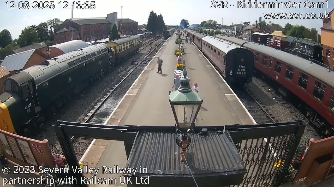Inside Kidderminster Station, Severn Valley Railway Live Cam - Kidderminster, Wyre Forest, Worcestershire, West Midlands, England, United Kingdom