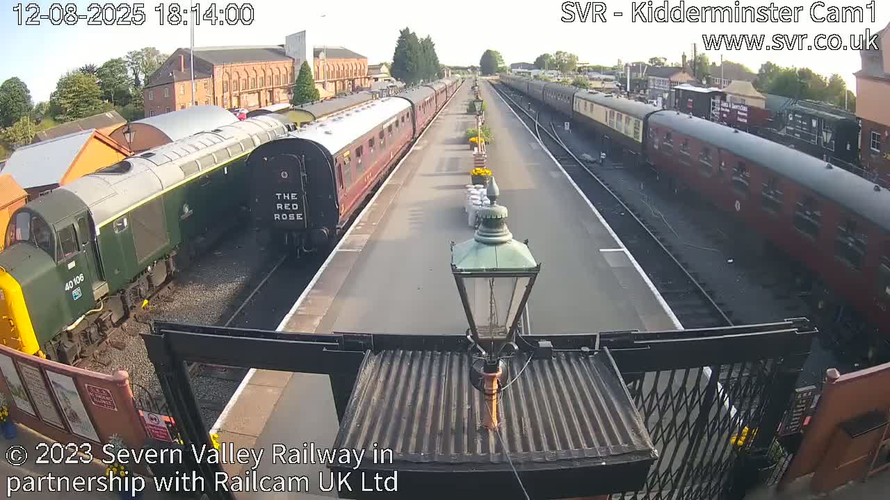Inside Kidderminster Station, Severn Valley Railway Live Cam - Kidderminster, Wyre Forest, Worcestershire, West Midlands, England, United Kingdom