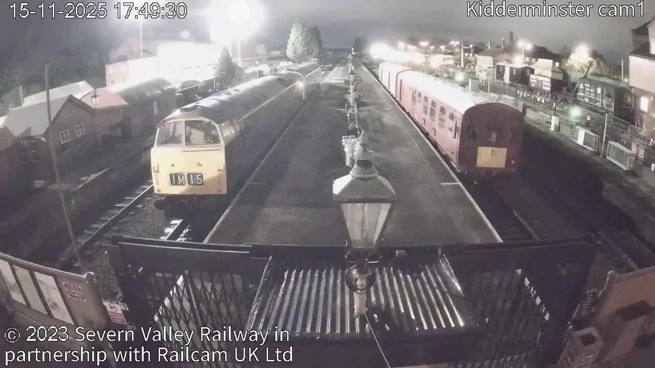 Inside Kidderminster Station, Severn Valley Railway Live Cam - Kidderminster, Wyre Forest, Worcestershire, West Midlands, England, United Kingdom
