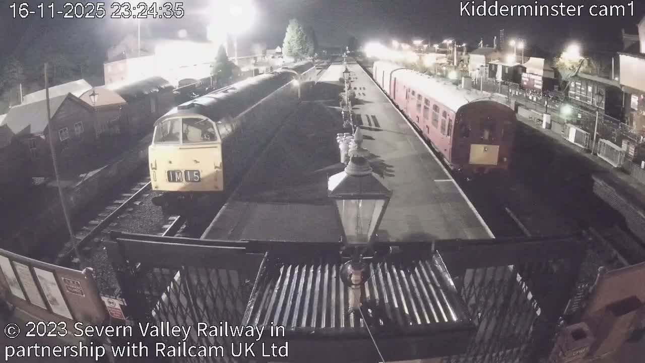 Inside Kidderminster Station, Severn Valley Railway Live Cam - Kidderminster, Wyre Forest, Worcestershire, West Midlands, England, United Kingdom