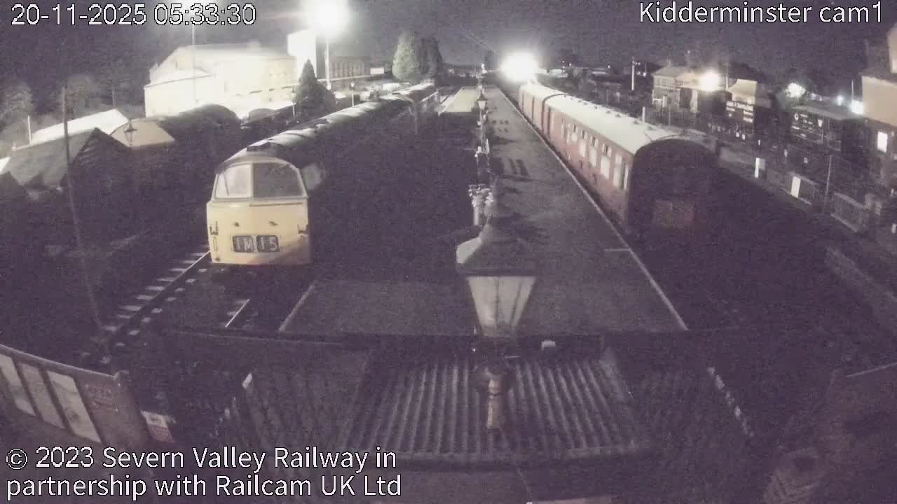 Inside Kidderminster Station, Severn Valley Railway Live Cam - Kidderminster, Wyre Forest, Worcestershire, West Midlands, England, United Kingdom