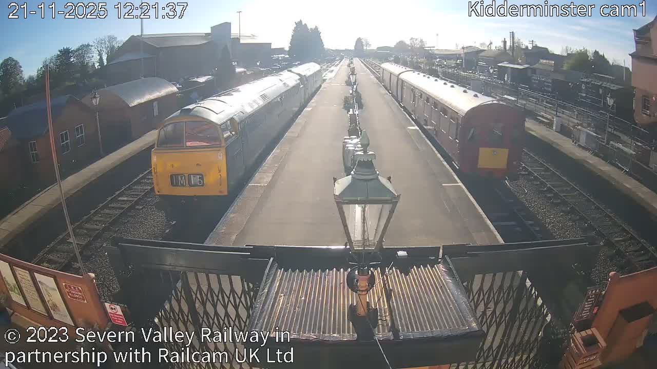 Inside Kidderminster Station, Severn Valley Railway Live Cam - Kidderminster, Wyre Forest, Worcestershire, West Midlands, England, United Kingdom