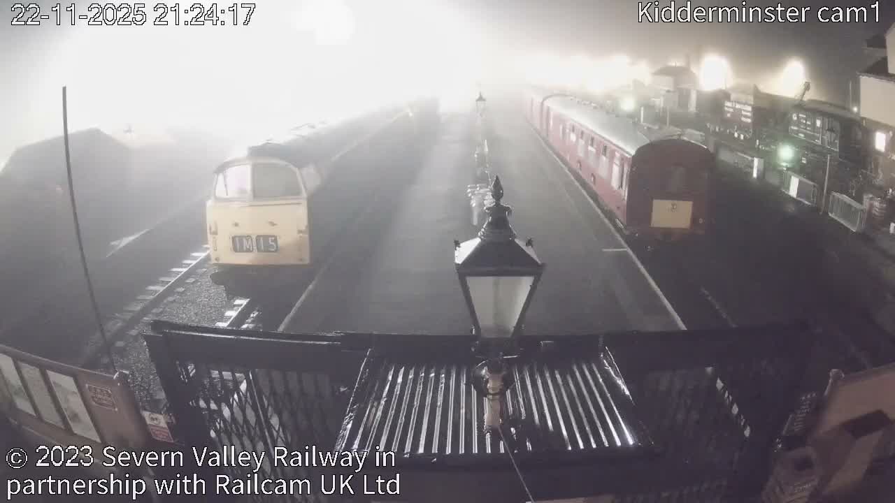Inside Kidderminster Station, Severn Valley Railway Live Cam - Kidderminster, Wyre Forest, Worcestershire, West Midlands, England, United Kingdom