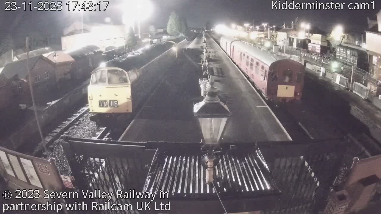 Inside Kidderminster Station, Severn Valley Railway Live Cam - Kidderminster, Wyre Forest, Worcestershire, West Midlands, England, United Kingdom
