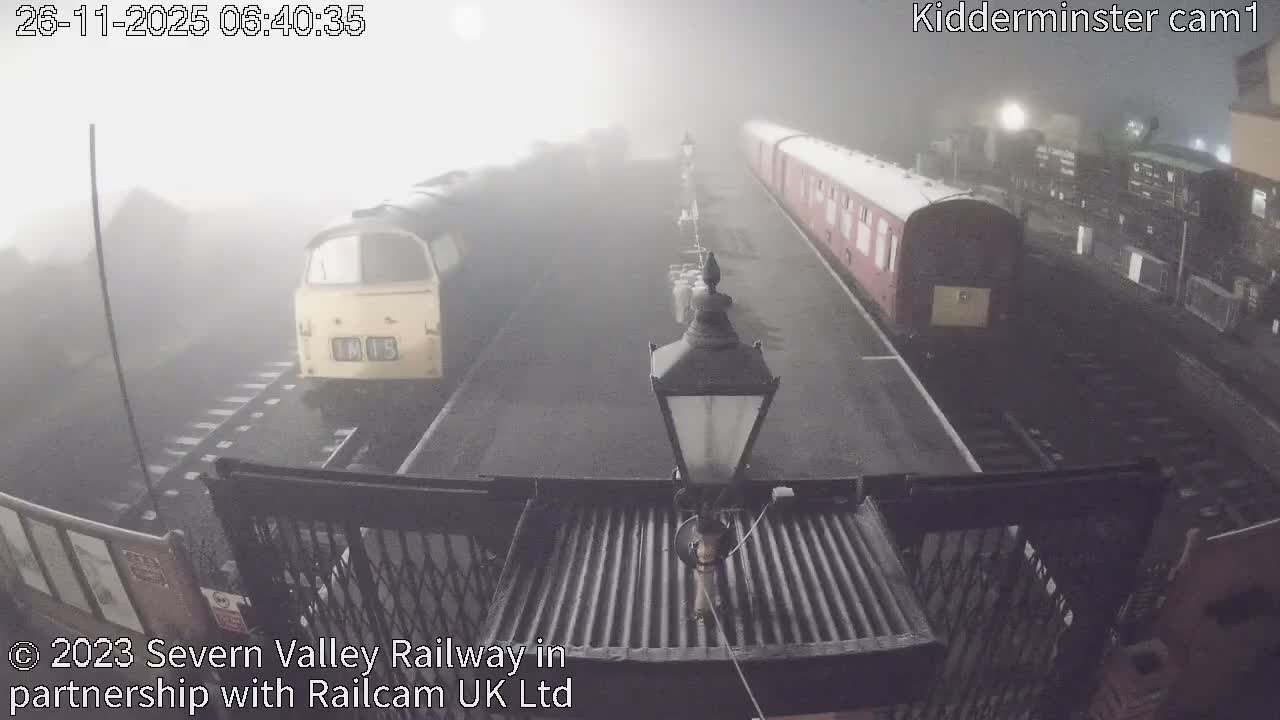Inside Kidderminster Station, Severn Valley Railway Live Cam - Kidderminster, Wyre Forest, Worcestershire, West Midlands, England, United Kingdom