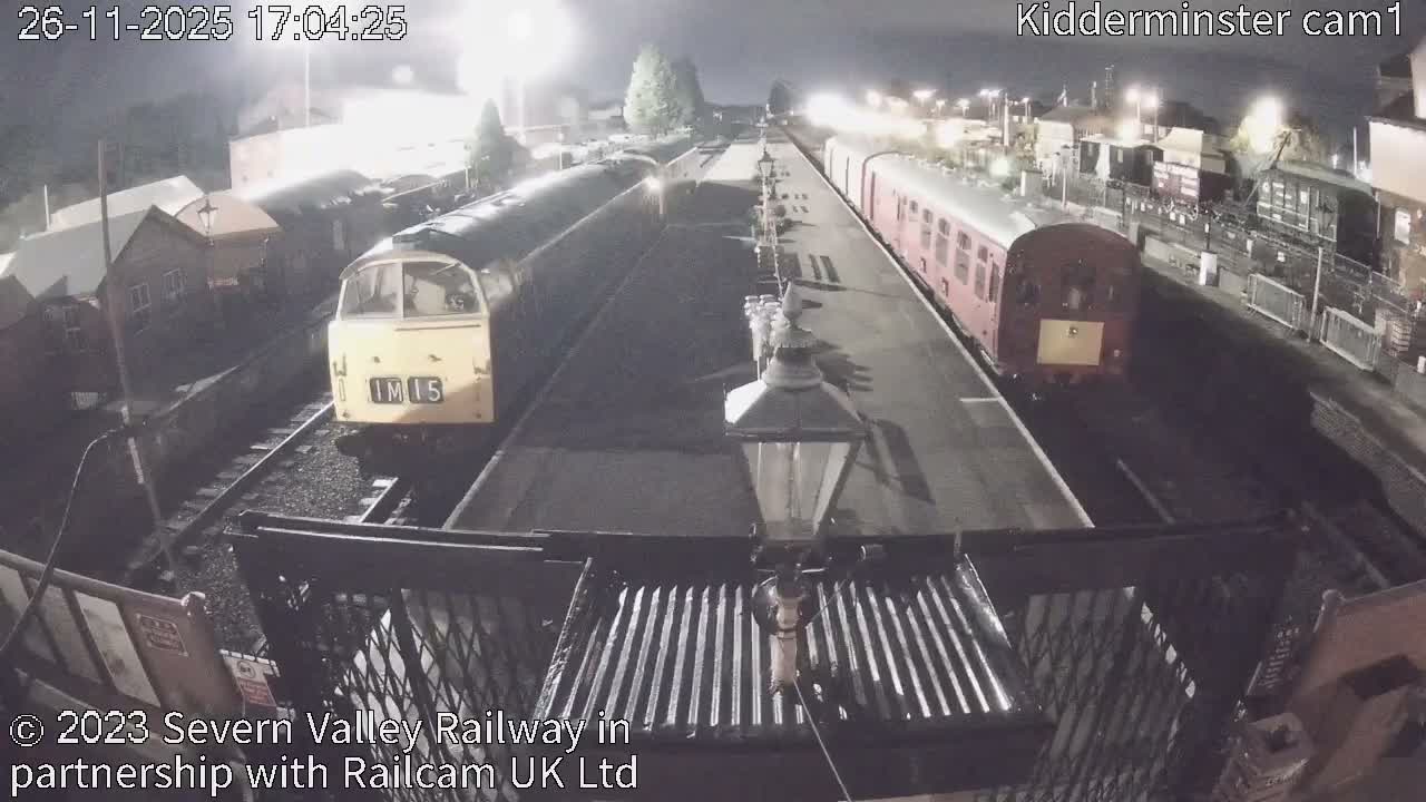 Inside Kidderminster Station, Severn Valley Railway Live Cam - Kidderminster, Wyre Forest, Worcestershire, West Midlands, England, United Kingdom