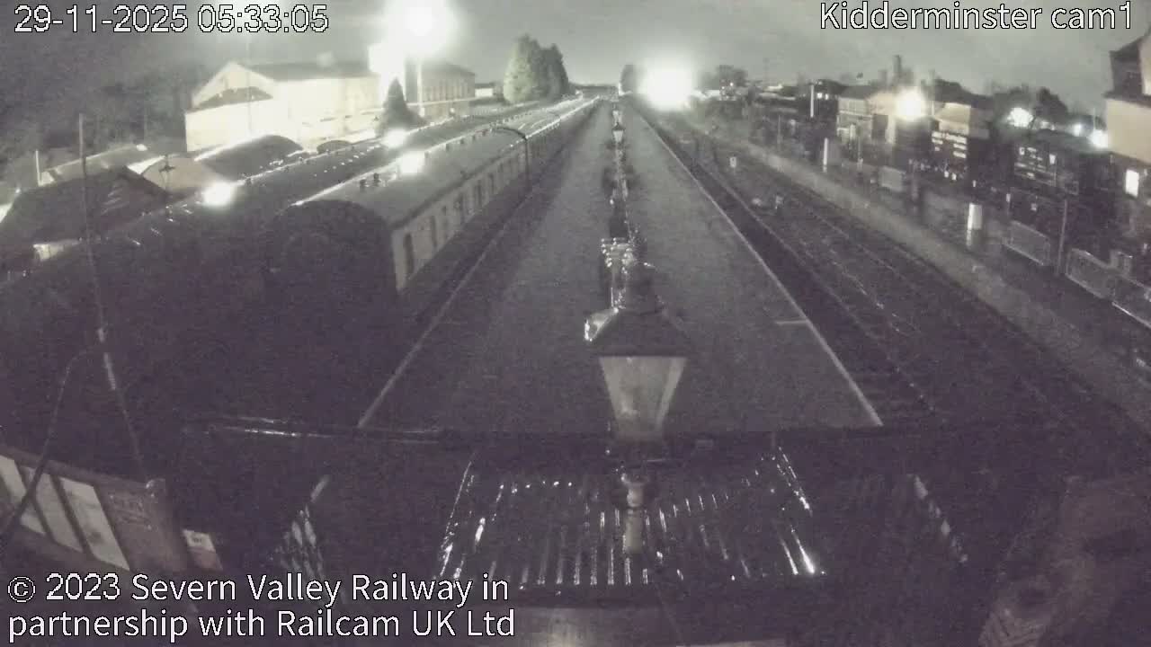 Inside Kidderminster Station, Severn Valley Railway Live Cam - Kidderminster, Wyre Forest, Worcestershire, West Midlands, England, United Kingdom