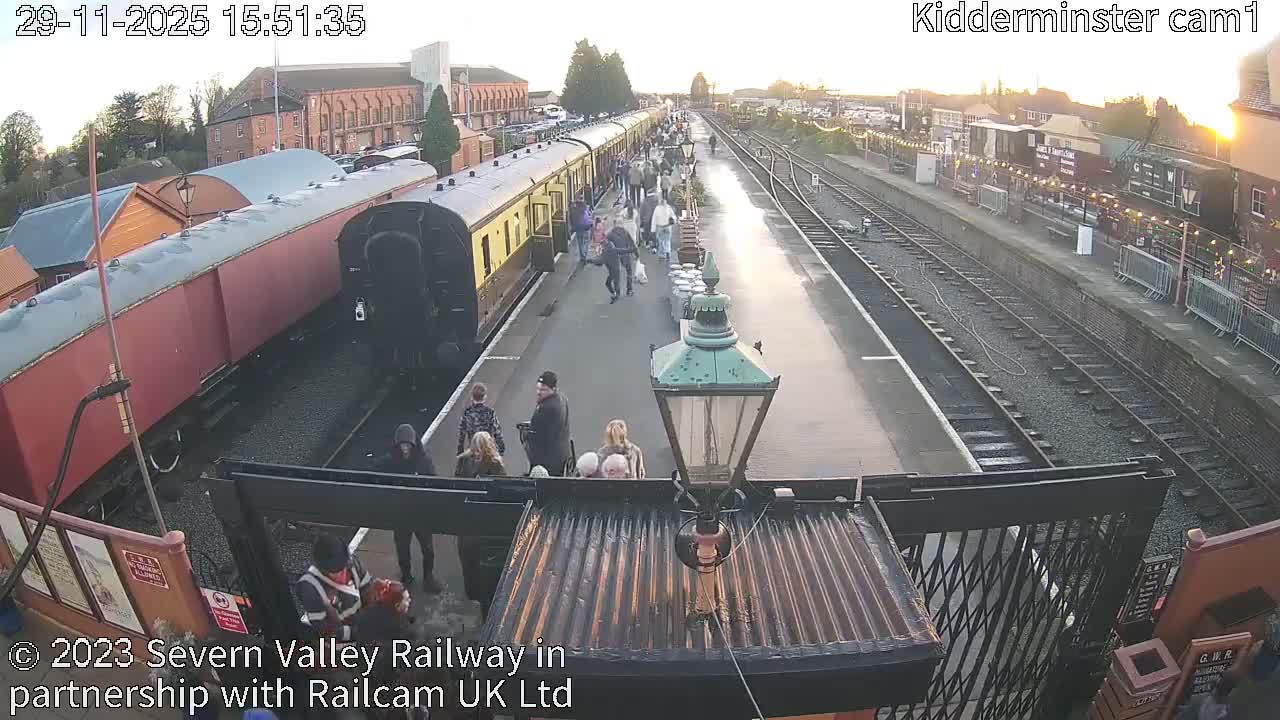Inside Kidderminster Station, Severn Valley Railway Live Cam - Kidderminster, Wyre Forest, Worcestershire, West Midlands, England, United Kingdom