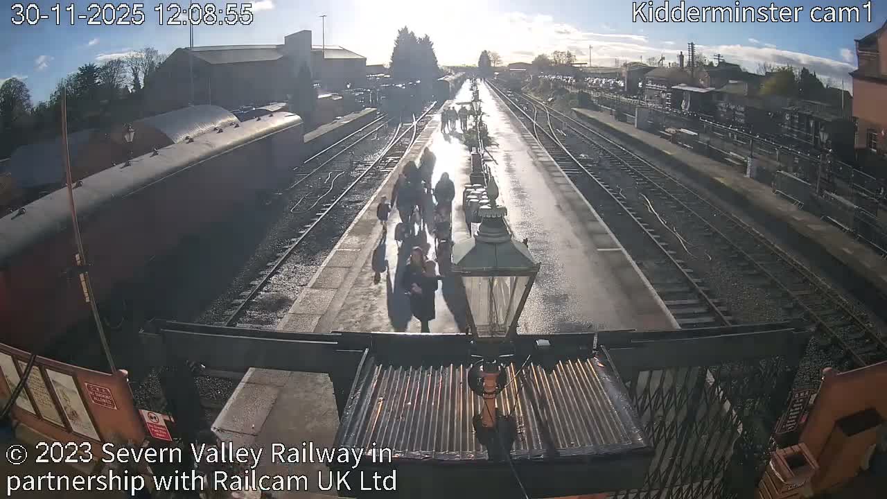 Inside Kidderminster Station, Severn Valley Railway Live Cam - Kidderminster, Wyre Forest, Worcestershire, West Midlands, England, United Kingdom