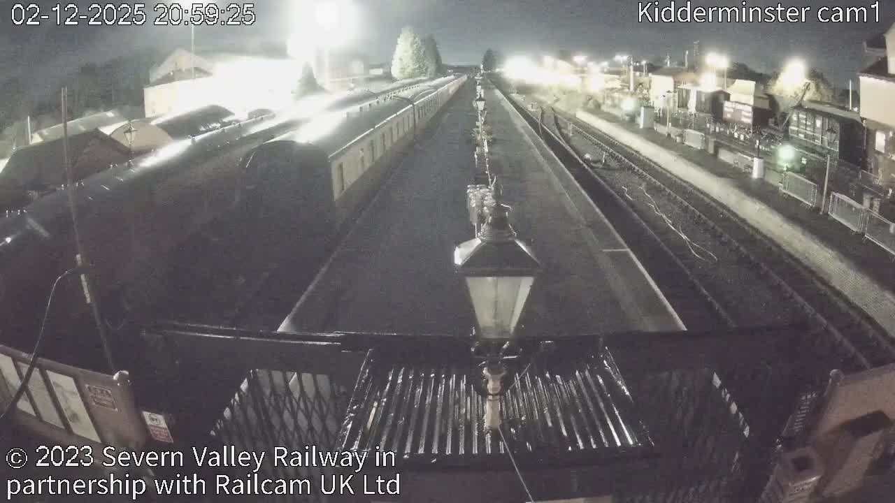 Inside Kidderminster Station, Severn Valley Railway Live Cam - Kidderminster, Wyre Forest, Worcestershire, West Midlands, England, United Kingdom
