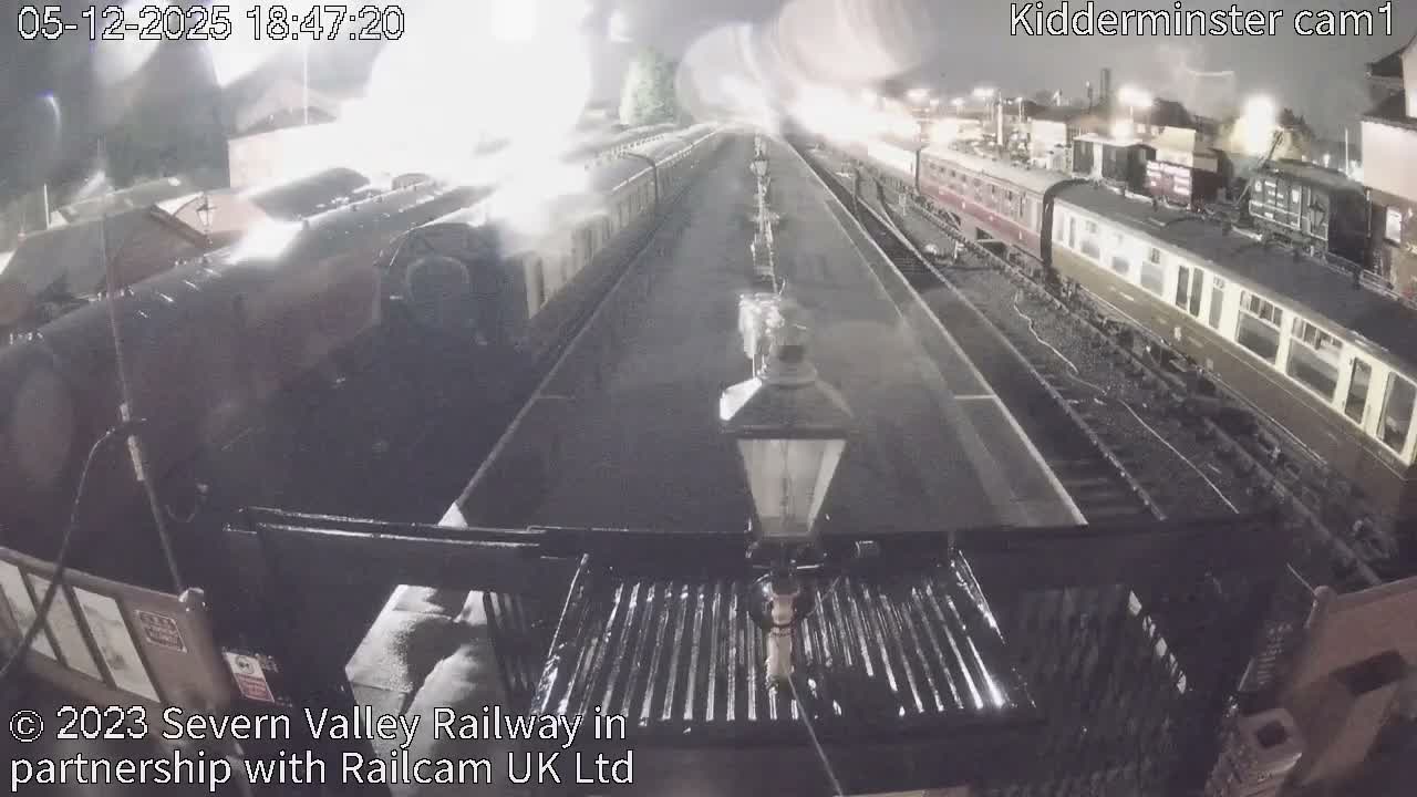 Inside Kidderminster Station, Severn Valley Railway Live Cam - Kidderminster, Wyre Forest, Worcestershire, West Midlands, England, United Kingdom