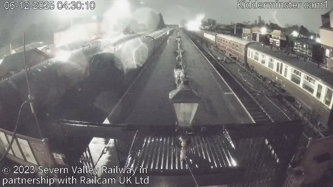 Inside Kidderminster Station, Severn Valley Railway Live Cam - Kidderminster, Wyre Forest, Worcestershire, West Midlands, England, United Kingdom