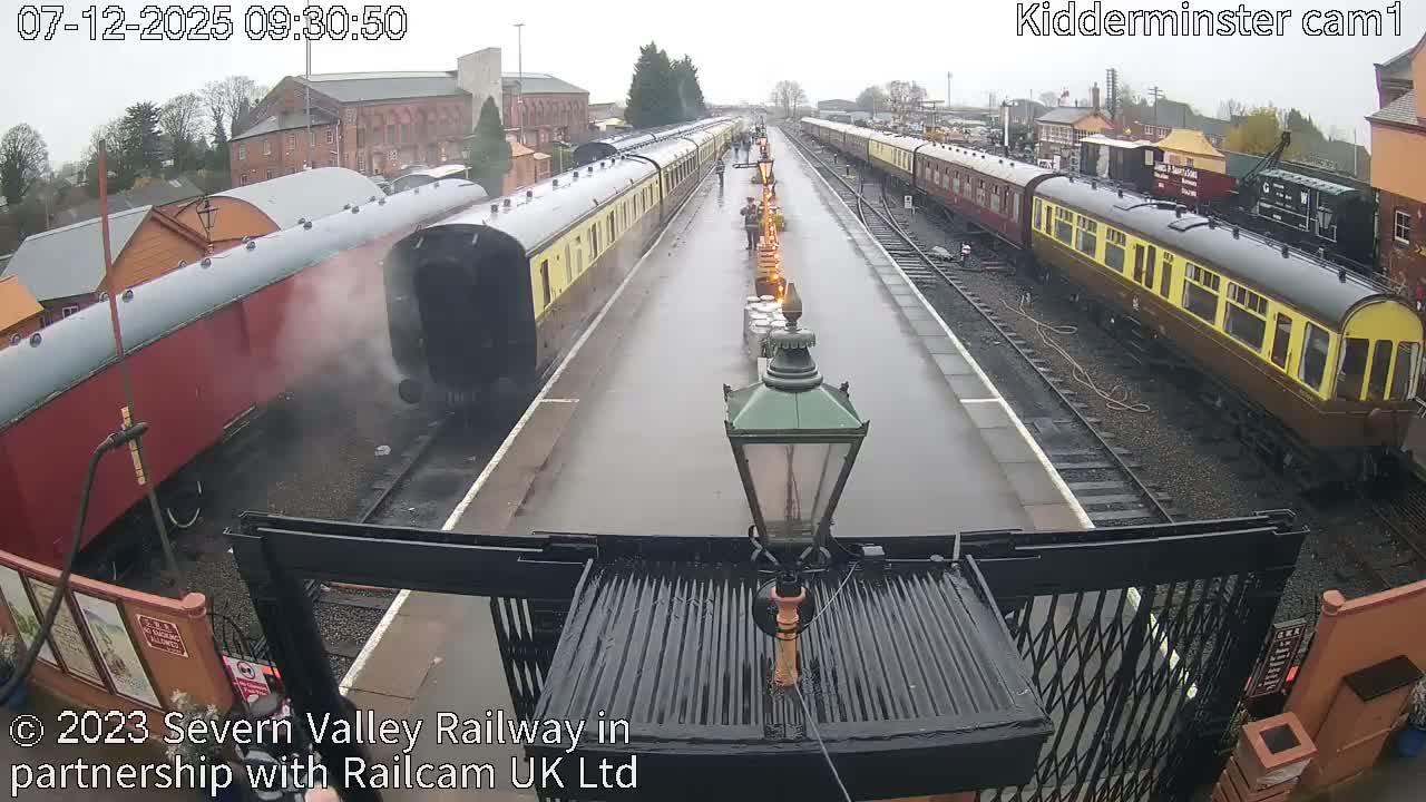 Inside Kidderminster Station, Severn Valley Railway Live Cam - Kidderminster, Wyre Forest, Worcestershire, West Midlands, England, United Kingdom