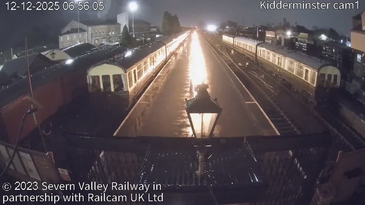 Inside Kidderminster Station, Severn Valley Railway Live Cam - Kidderminster, Wyre Forest, Worcestershire, West Midlands, England, United Kingdom
