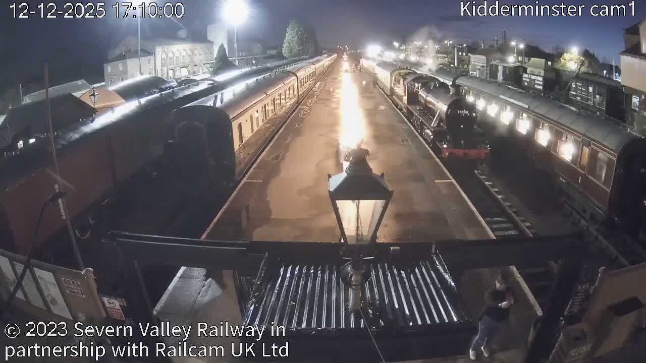 Inside Kidderminster Station, Severn Valley Railway Live Cam - Kidderminster, Wyre Forest, Worcestershire, West Midlands, England, United Kingdom