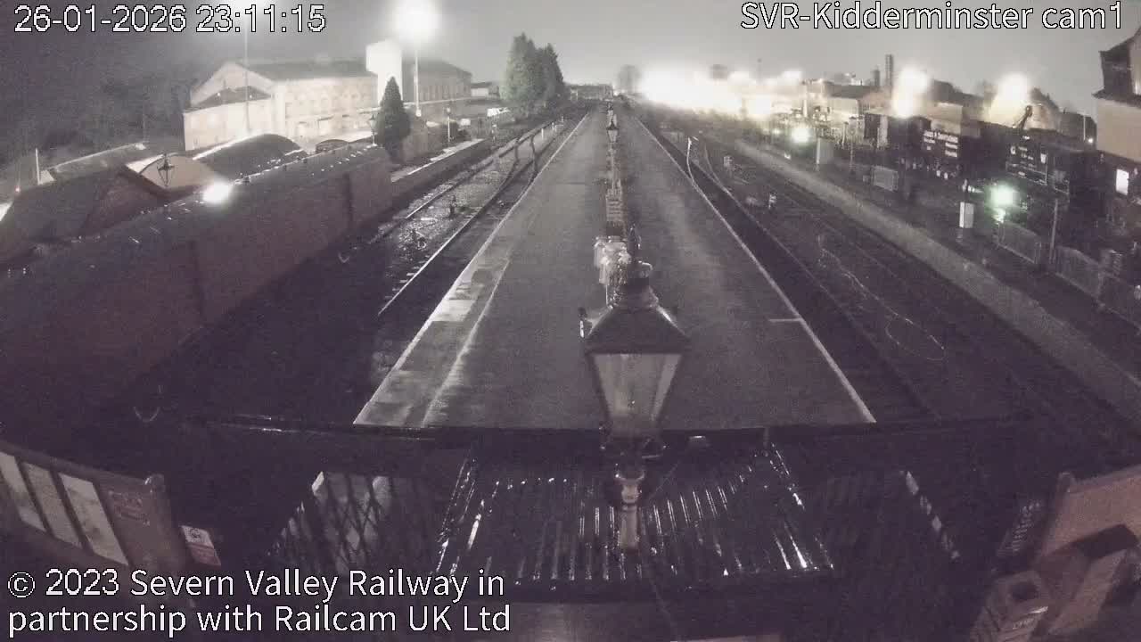 Inside Kidderminster Station, Severn Valley Railway Live Cam - Kidderminster, Wyre Forest, Worcestershire, West Midlands, England, United Kingdom