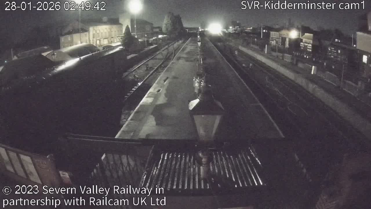 Inside Kidderminster Station, Severn Valley Railway Live Cam - Kidderminster, Wyre Forest, Worcestershire, West Midlands, England, United Kingdom