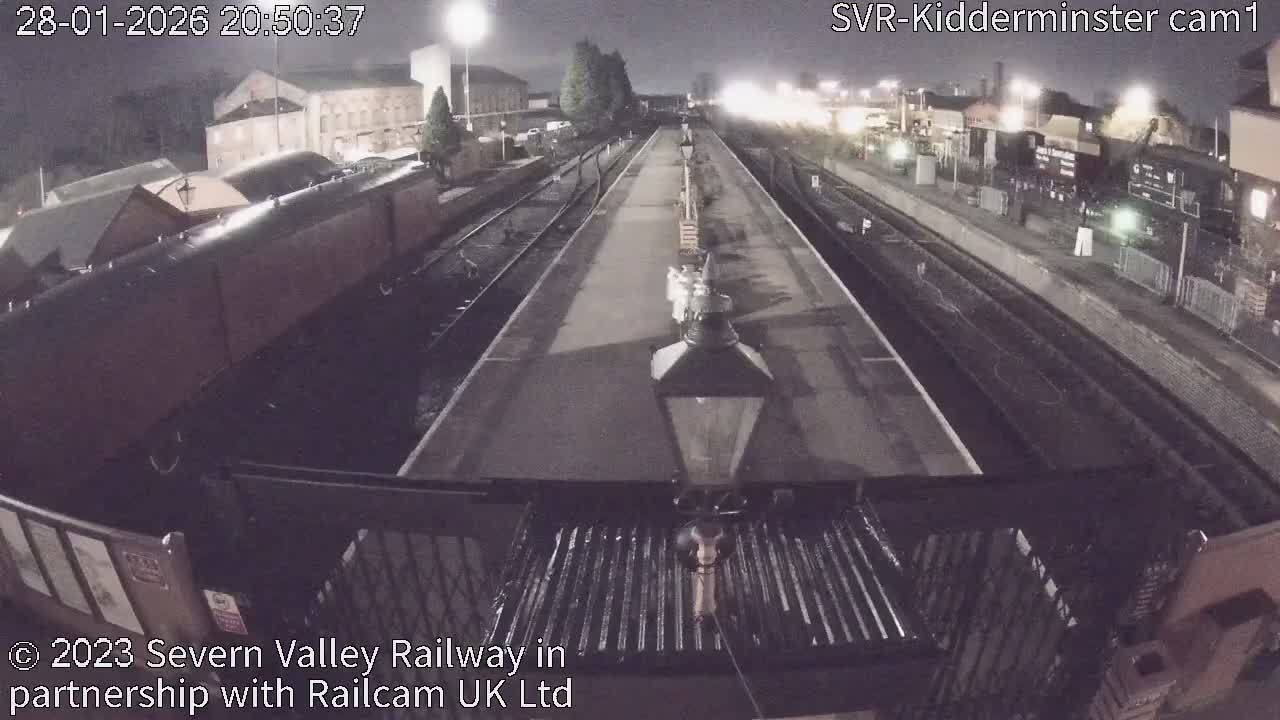 Inside Kidderminster Station, Severn Valley Railway Live Cam - Kidderminster, Wyre Forest, Worcestershire, West Midlands, England, United Kingdom