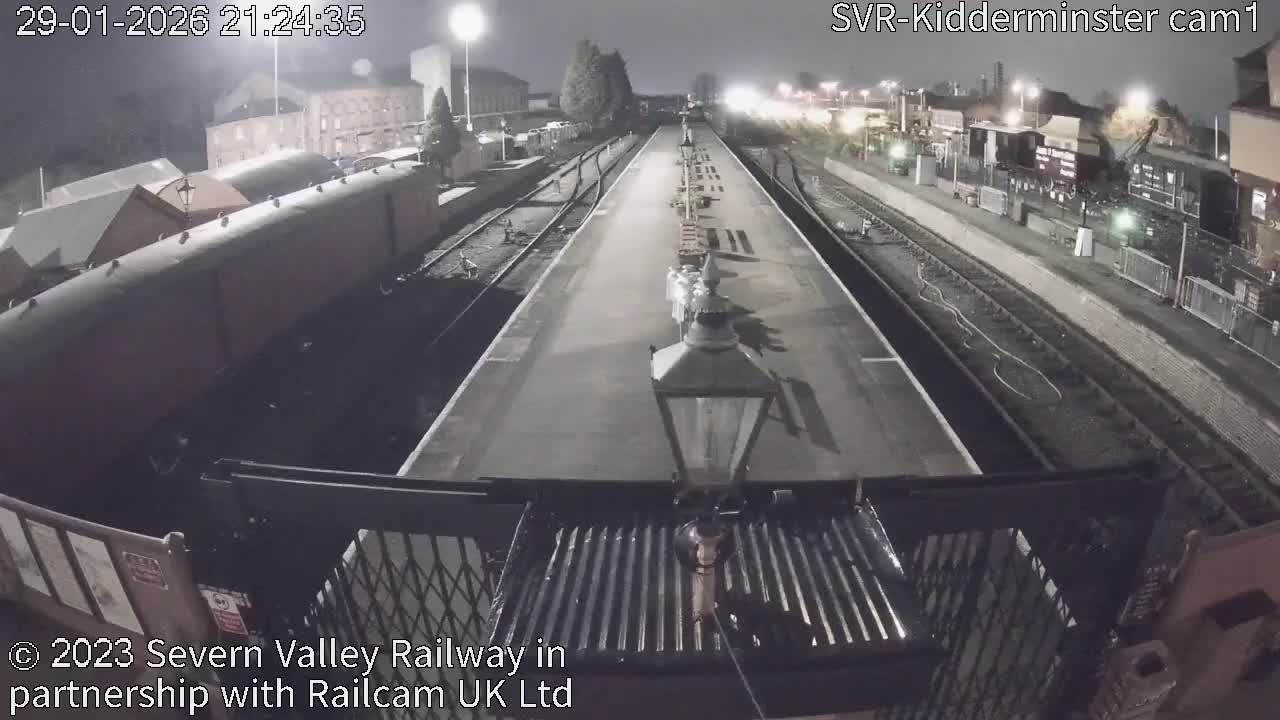 Inside Kidderminster Station, Severn Valley Railway Live Cam - Kidderminster, Wyre Forest, Worcestershire, West Midlands, England, United Kingdom
