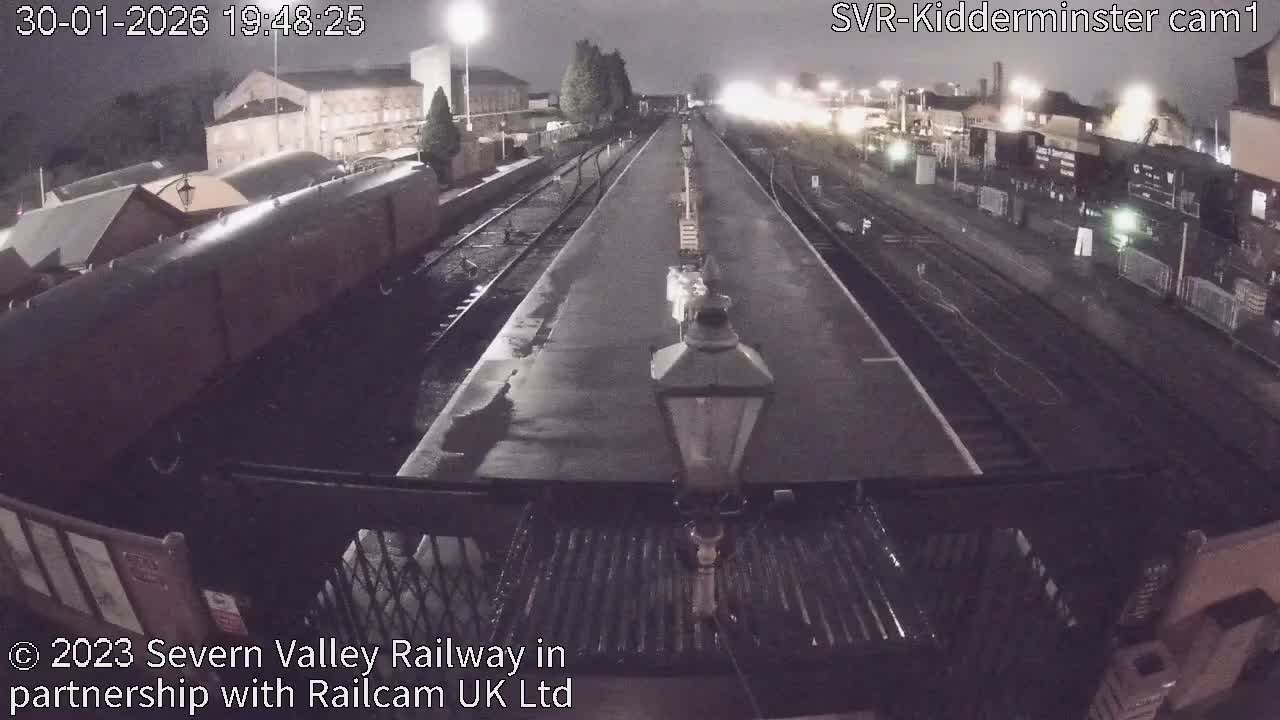 Inside Kidderminster Station, Severn Valley Railway Live Cam - Kidderminster, Wyre Forest, Worcestershire, West Midlands, England, United Kingdom