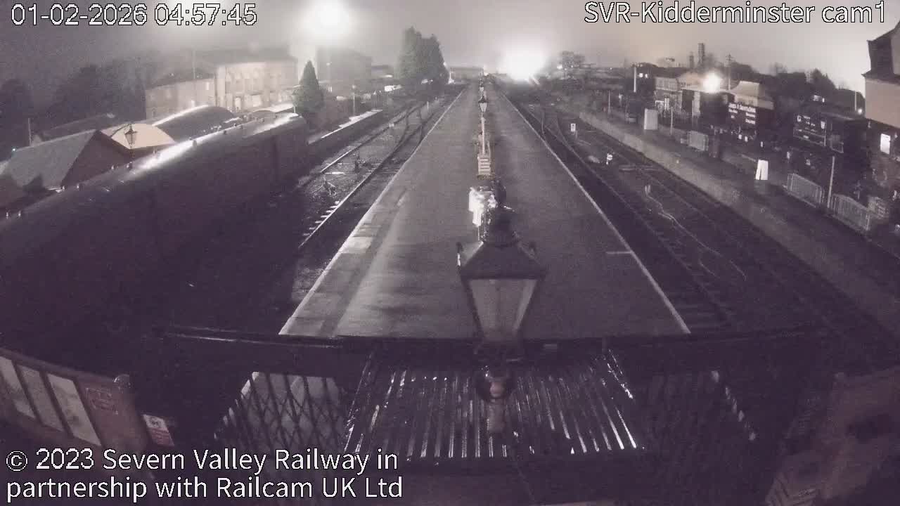 Inside Kidderminster Station, Severn Valley Railway Live Cam - Kidderminster, Wyre Forest, Worcestershire, West Midlands, England, United Kingdom