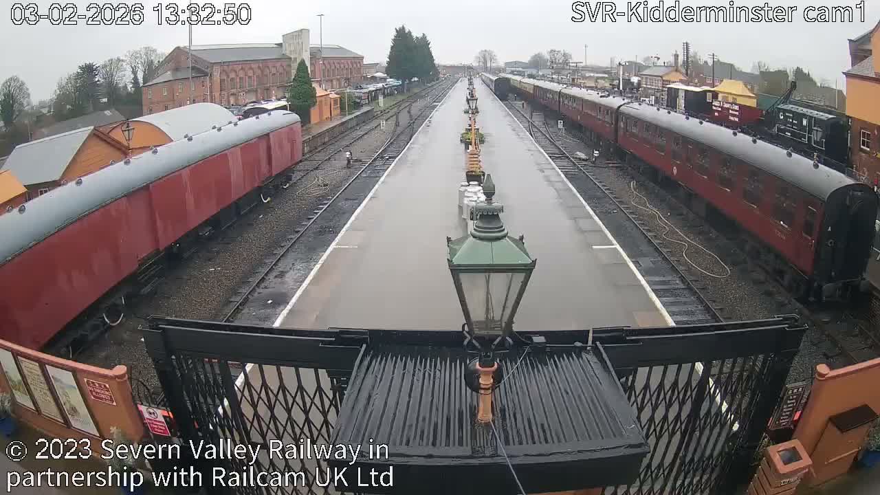 Inside Kidderminster Station, Severn Valley Railway Live Cam - Kidderminster, Wyre Forest, Worcestershire, West Midlands, England, United Kingdom